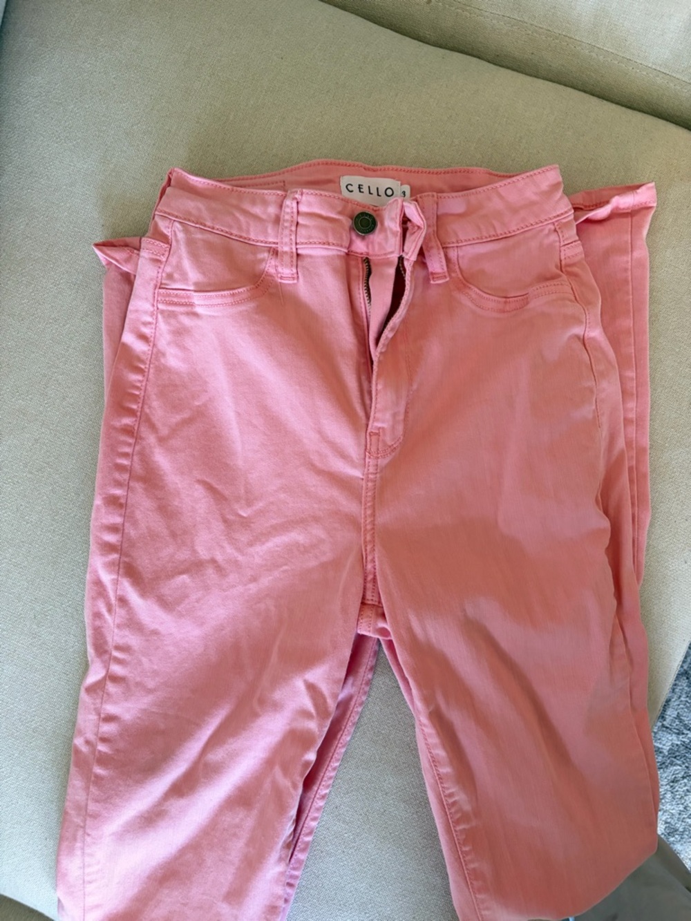 Cello Women's Pink Skinny Jeans